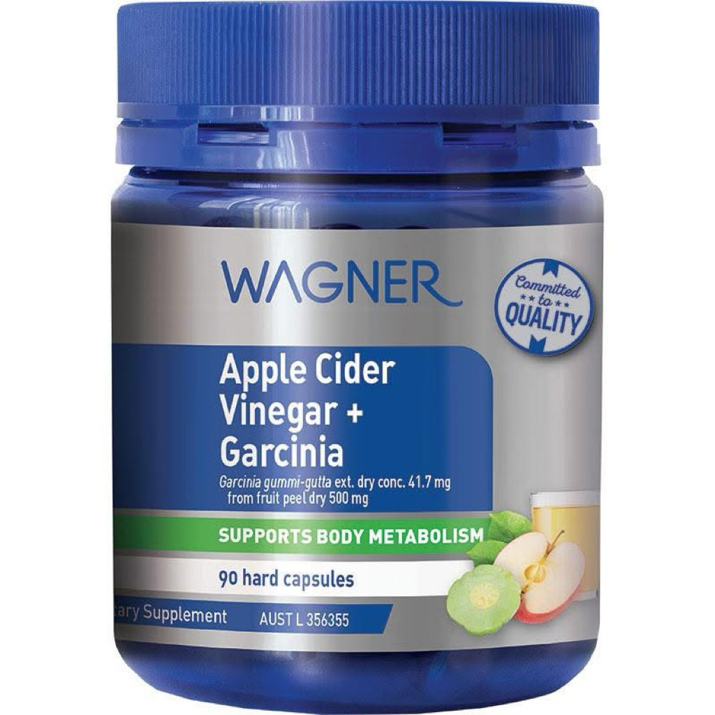Wagner Apple Cider Vinegar + Green Tea + Garcinia 90 Capsules
