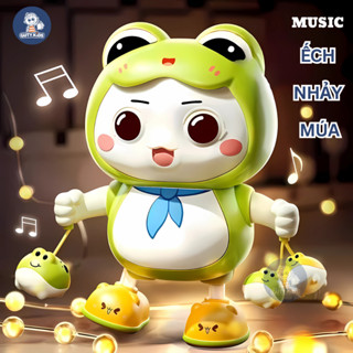  Đồ Chơi Âm Nhạc Robot Ếch Nhảy Múa GutyKids Phát Nhạc Tiếng Việt Di Chuyển Nhún Nhảy Cho Bé Chất Liệu Nhựa ABS Cao Cấp 