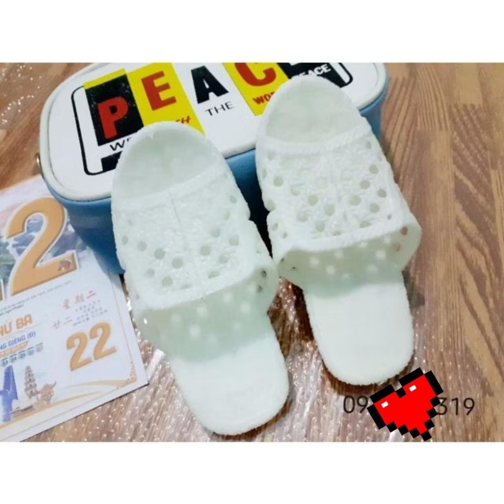 Dép tổ ong nhựa nguyên sinh cho bé trai bé gái cực yêu, hàng loại 1