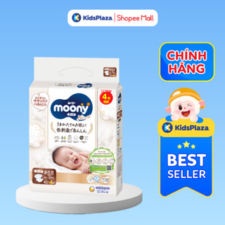 Tã dán Moony Natural mỏng nhẹ, thấm hút tốt đủ size cho bé