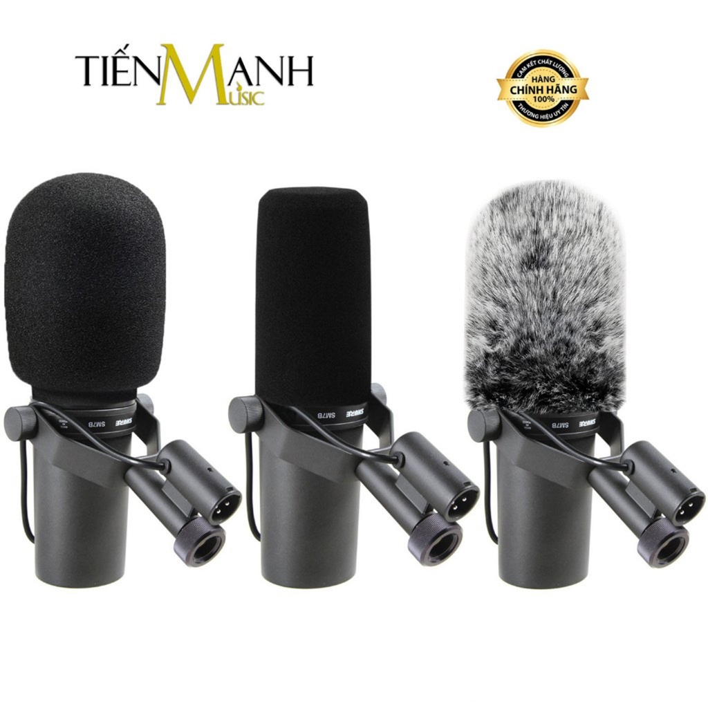 Mút Bọc Đầu Micro Shure SM7B Foam Lọc Âm Mic Cover Windscreen Furry Microphone