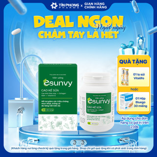 Viên Uống TPBVSK Esunvy Hỗ Trợ Giảm Bã Nhờn, Hỗ Trợ Giảm Mụn Hộp 30 Viên