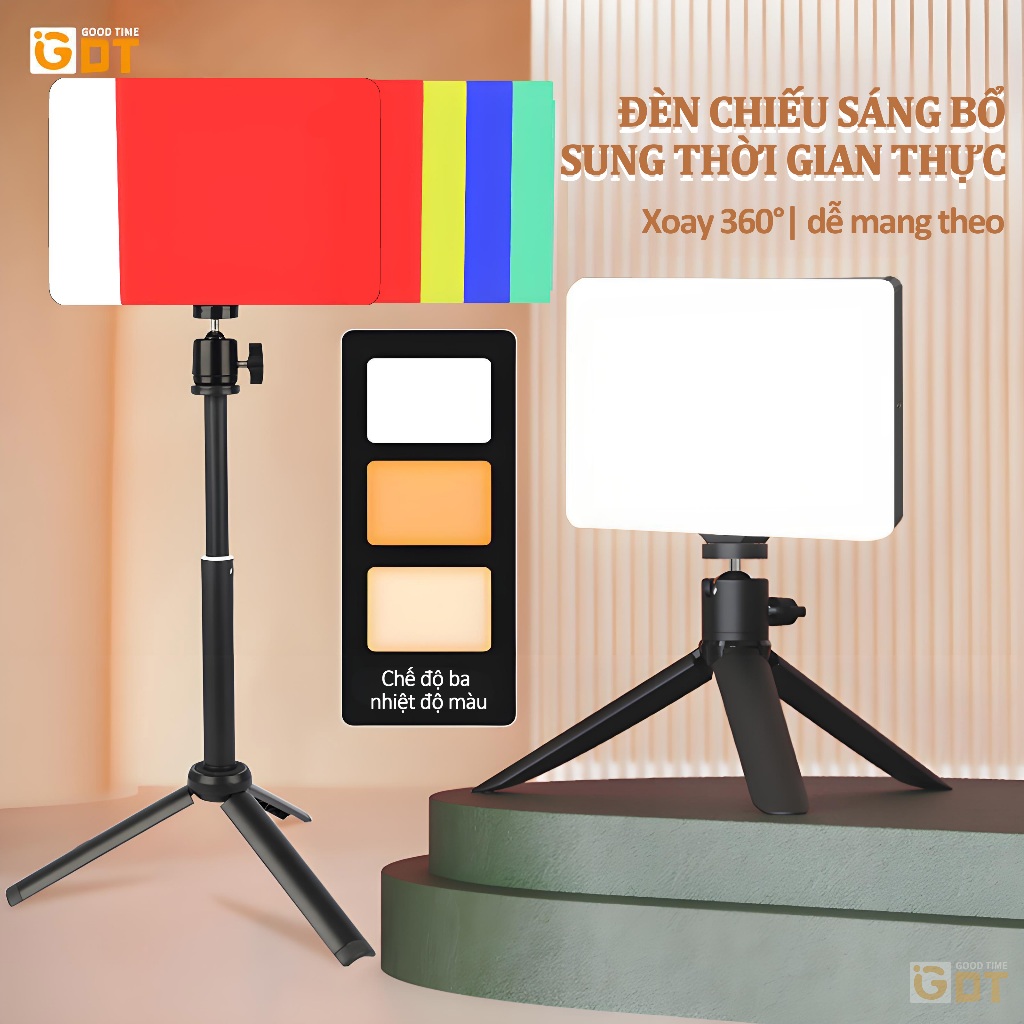 Đèn Livestream vuông Led 26 cm