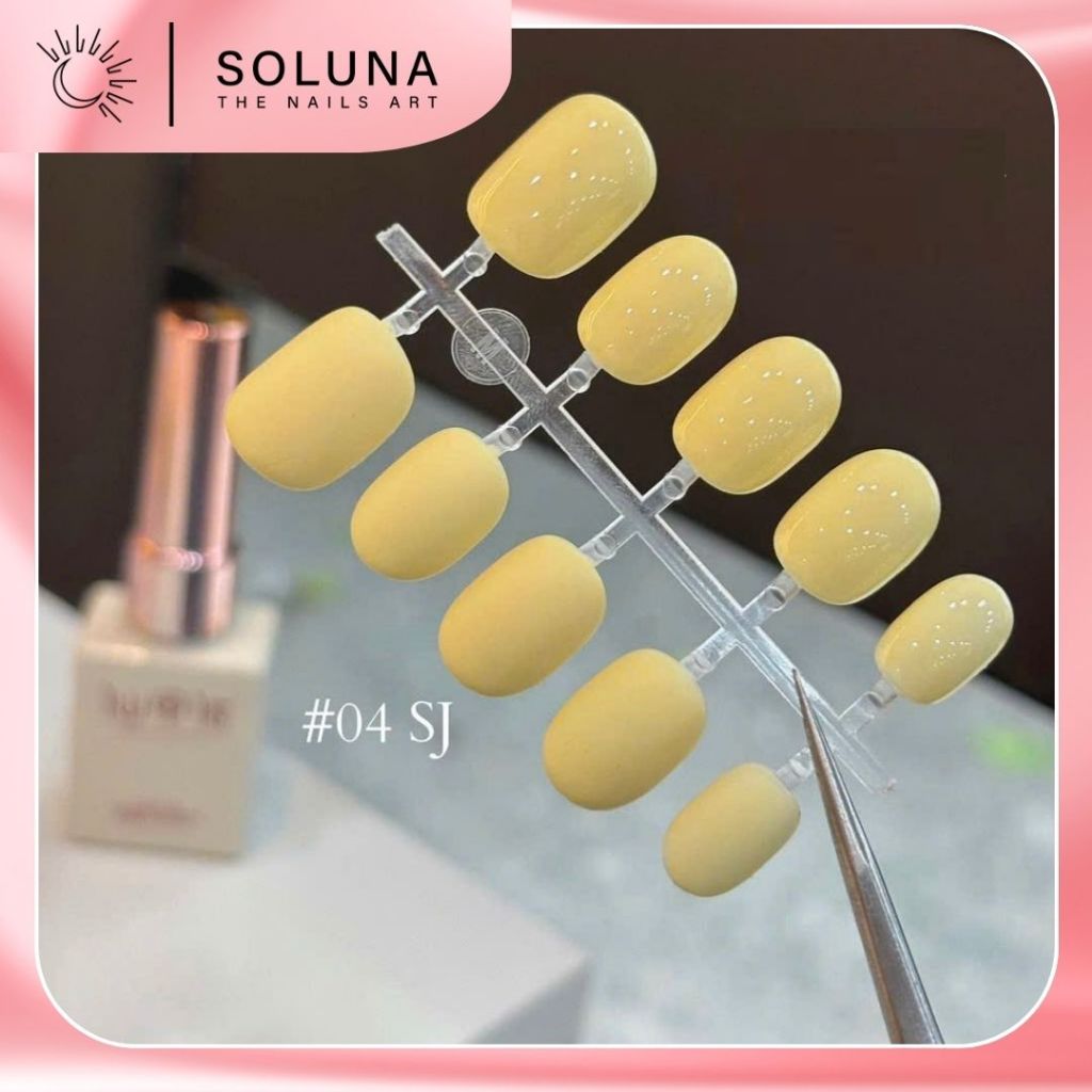 Sơn Gel màu vàng pastel, Sơn tone vàng gà con, sơn thạch tone vàng gà con