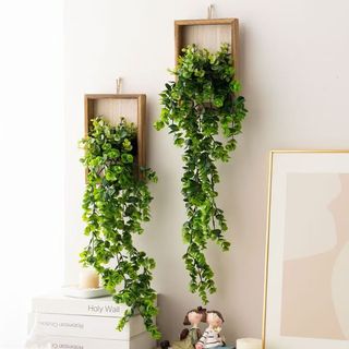 Cây bạch đàn giả mây treo tường mô phỏng cây xanh giả treo cây dây leo trang trí nhà ngoài trời hoa 