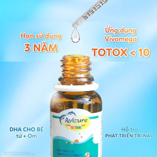    Tích điểm + Tặng thêm tem tích điểm   - Avisure DHA   10ml - 30ml    - Cho Bé Từ 100% Dầu Cá Na Uy 