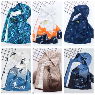 Áo gió bé trai size đại 2 lớp dày dặn lót lưới mềm Janeshop, áo khoác cho bé trai chất gió mã Ak140