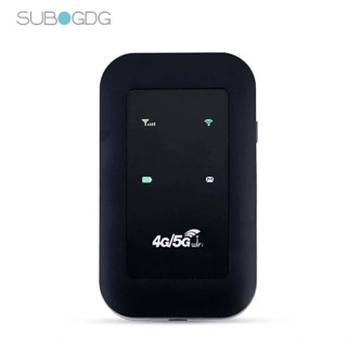 SUBOGDG WiFi di động 4G/5G 150Mbps, bạn có thể tận hưởng WIFI tốc độ cao sau khi lắp thẻ SIM, hỗ trợ tất cả các nhà mạng