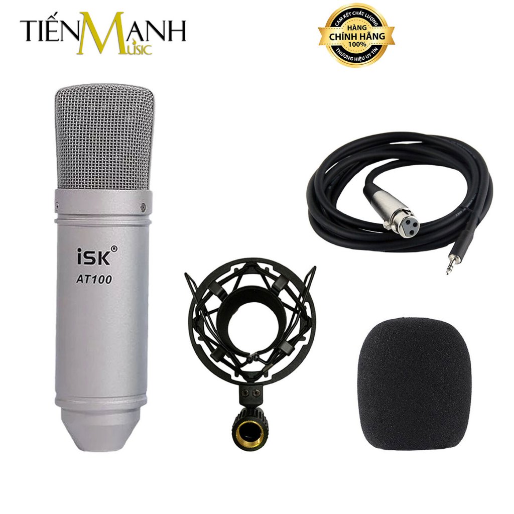 [Chính Hãng] Micro ISK AT100 Mic Thu Âm Condenser Livestream Phòng Thu Studio Microphone Live Stream