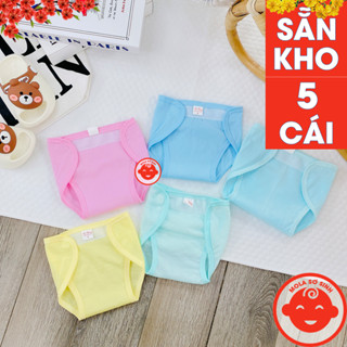  Combo 5 quần đóng bỉm cho bé sơ sinh size 3-6kg sản phẩm tốt với chất lượng độ bền cao Q07 