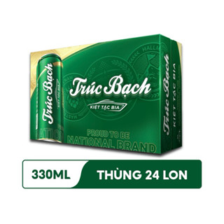  THÙNG 24 LON BIA TRÚC BẠCH 330ML 