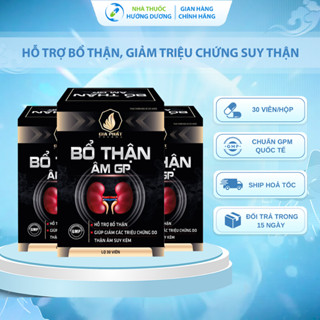   Combo 2 Hộp  Bổ Thận Âm Giúp Giảm Triệu Chứng Do Suy Thận Tiểu Đêm Nhiều Mệt Mỏi Tan Sỏi Thận Sỏi Mật 30 Viên Hộp 