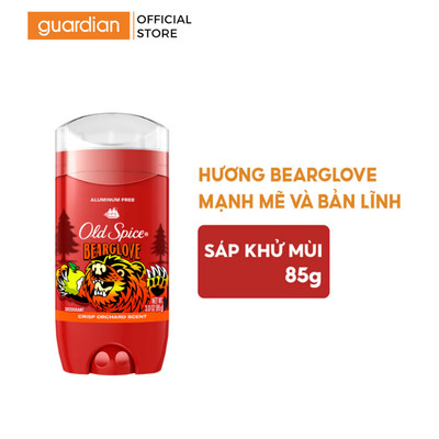 Sáp Khử Mùi Old Spice Bearglove 85g (Sáp Xanh)
