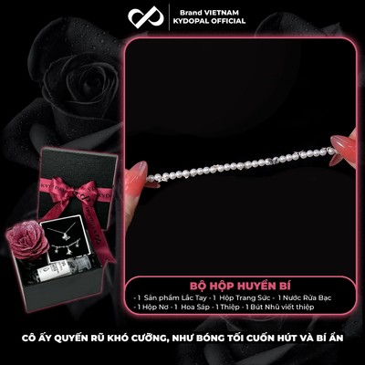 [HCM Hỏa Tốc] Lắc tay bạc nữ KYDOPAL chuỗi trai cá tính mix Charm cánh hồ điệp xinh xắn trang sức 925 - PAL9C3L39