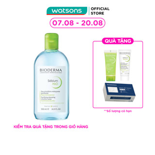 Nước Tẩy Trang Dành Cho Da Hỗn Hợp và Da Dầu Bioderma Sebium H20 500ml