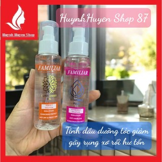 Tinh dầu dưỡng tóc Familiar 2 mẫu siêu thơm mượt giảm gãy rụng, hư tổn ít