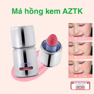  Má hồng kem dạng lỏng AZTK căng bóng và mờ lì tự nhiên highlight tạo khối 3in1 5ml 