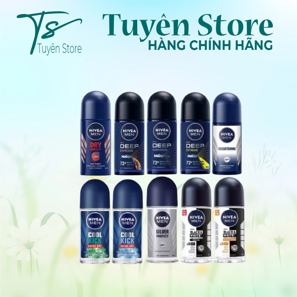 Lăn Ngăn Mùi NIVEA MEN Chai (50ml)