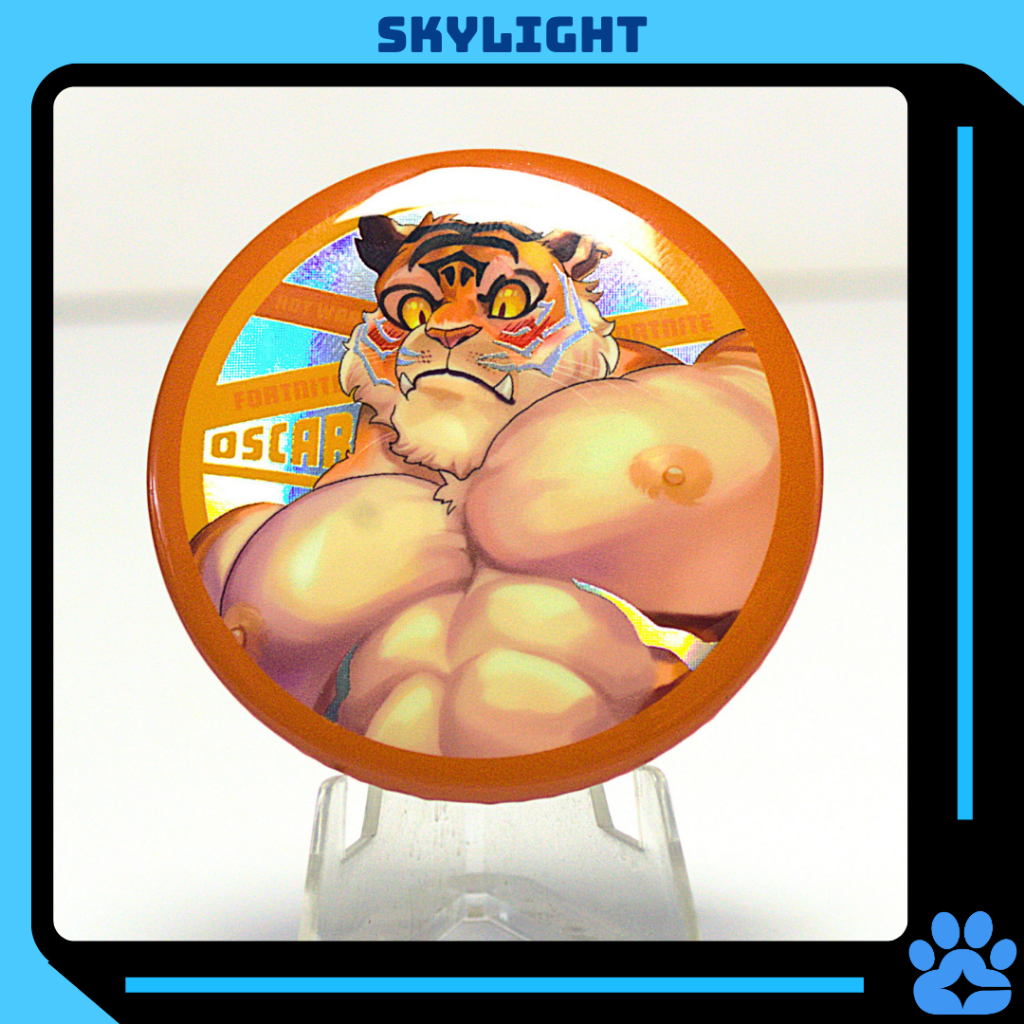 Huy Hiệu/ Badge Furry OSCAR - Fortnite
