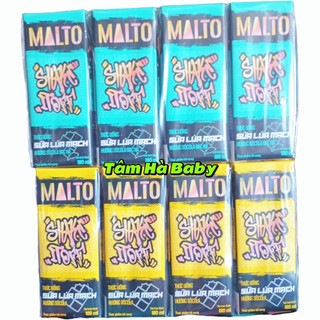  Thùng sữa LOF MALTO Sữa lúa mạch hương sôcôla socola bạc hà  48 hộp x 180ml     bách hóa cho bé   