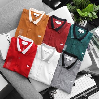  Áo Polo Nam Ngắn Tay Cổ Phối PL62 LCS Form Slim-Fit chất vải cotton thoáng mát Hàng vnxk - Tuantustore 