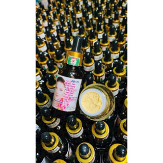 Combo Kem Face Và Serum Tái Tạo Da Gia Truyền Giúp Da Căng Bóng Mịn Màng Sạch Nám Mụn Tàn Nhang