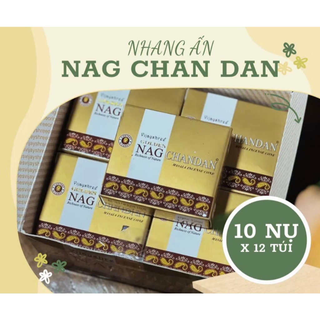 COMBO 3 HỘP NHANG NỤ NAG CHANDAN ẤN ĐỘ