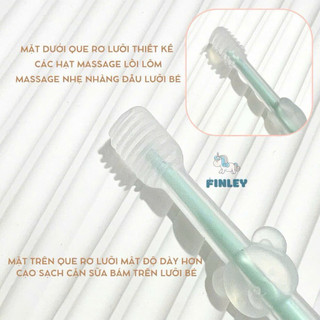 Bộ rơ lưỡi và bàn chải đánh răng FINLEY gấu con 4 món