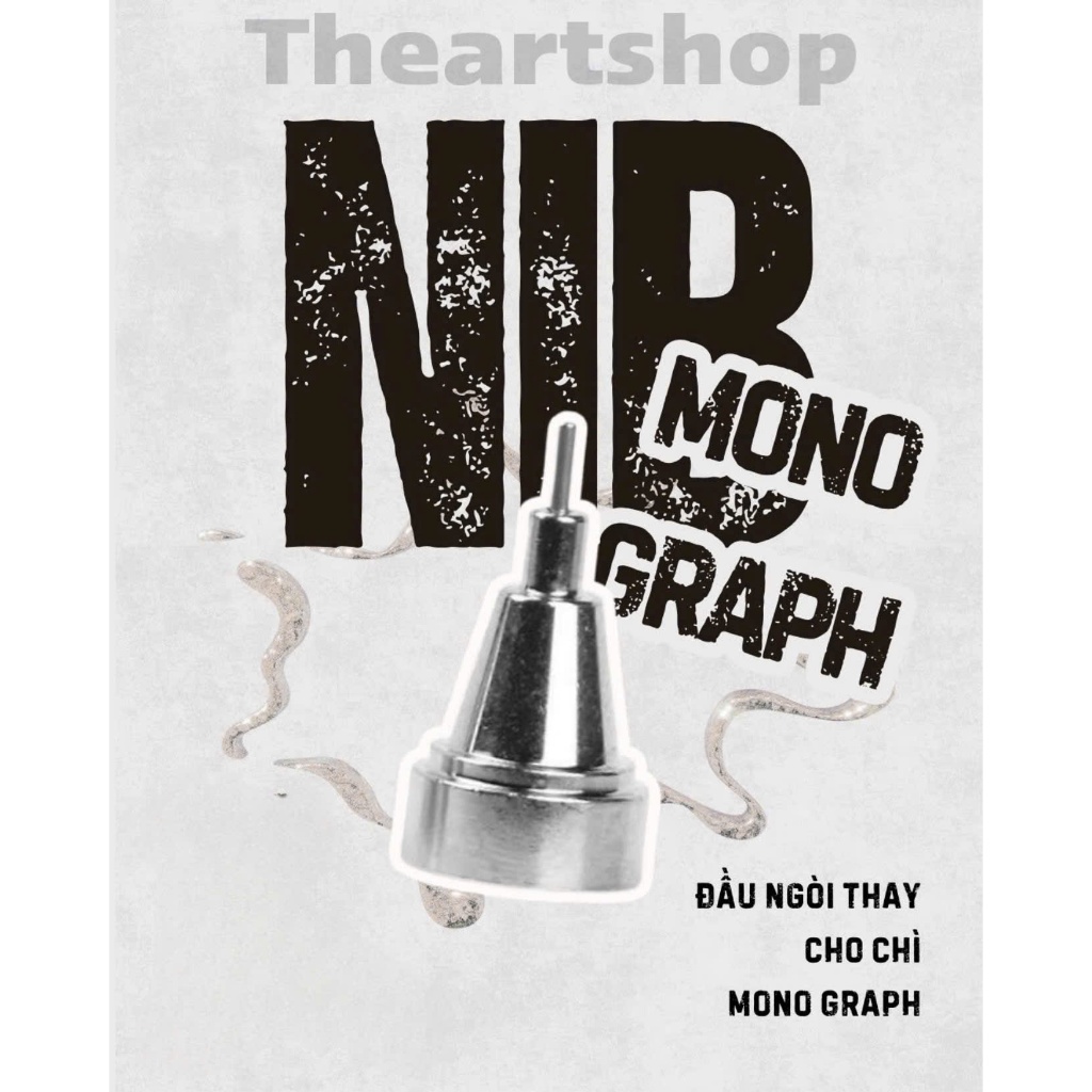 (HOẢ TỐC) Tombow Mono Graph NIB - Đầu Inox Thay cho bút chì lắc Tombow Mono Graph THEARTSHOP