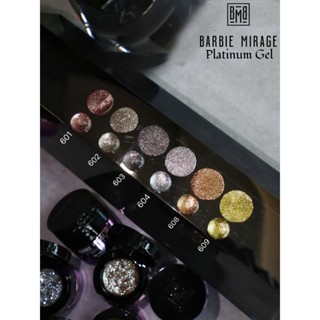 Gel vẽ nhũ siêu sáng (Platinum gel) Barbie Mirage( BBM )-gel nhũ vẽ viền