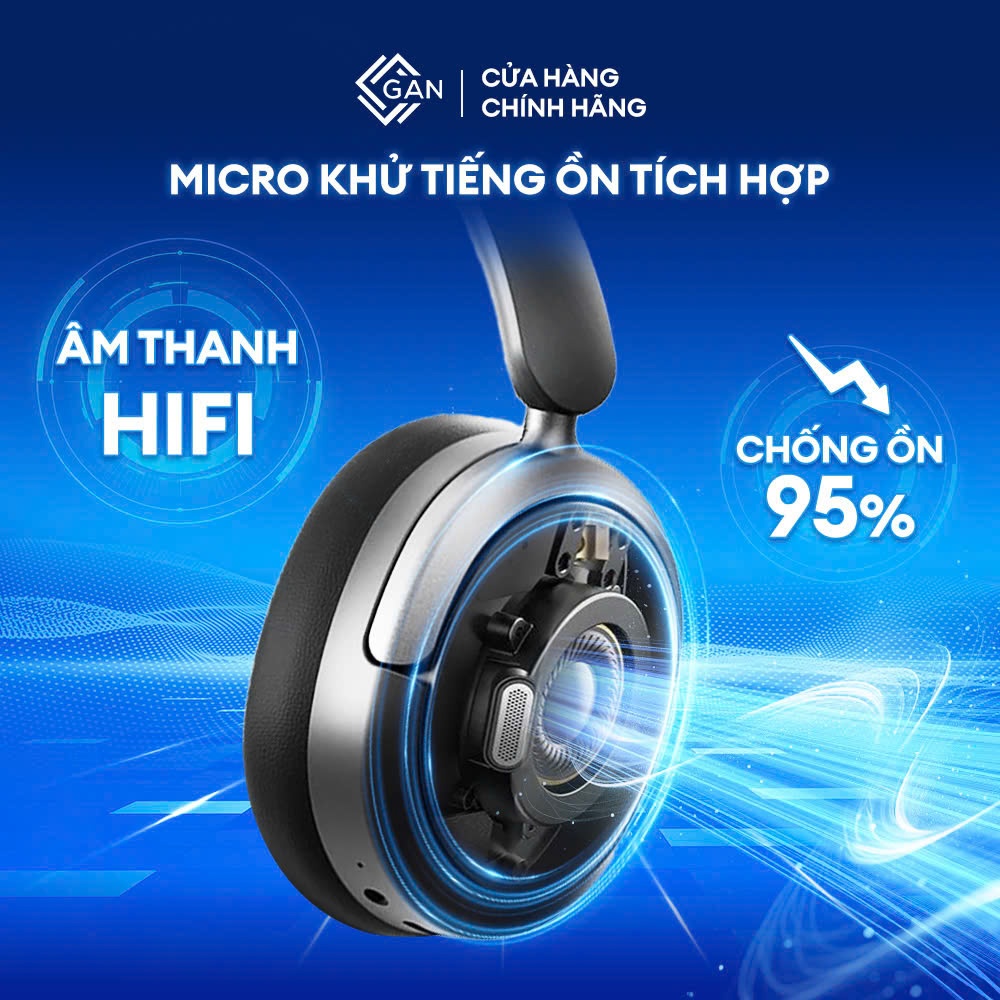 Tai Nghe Bluetooth Chụp Tai M4-ANC CHỐNG ÔNG CHỦ ĐỘNG,Tai nghe Gaming Có Mic, Âm Thanh Nổi HI-FI | BigBuy360 - bigbuy360.vn