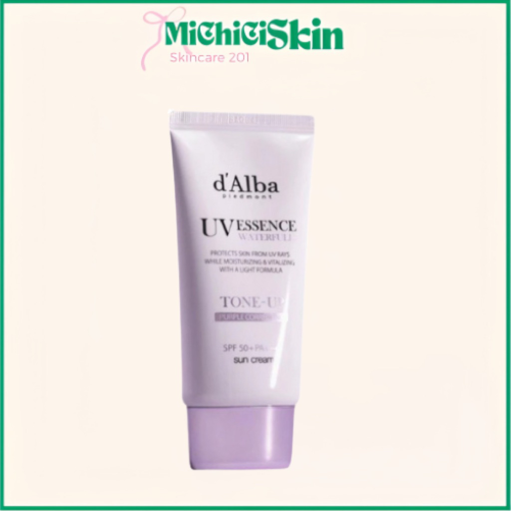 [MICHICI Skin] Kem Chống Nắng Nâng Tông D'ALBA Tím Tone UP KCN DALBA SPF50+ Hiệu Chỉnh Da Sáng 50ml 