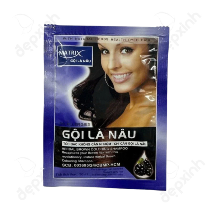 Dầu gội Matrix gội là nâu 25ml