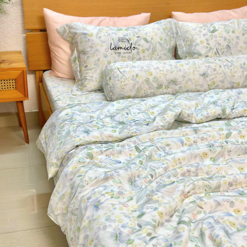 Chăn ga gối Tencel LAMIDO size ga nệm 1m4, 1m6, 1m8, 2m