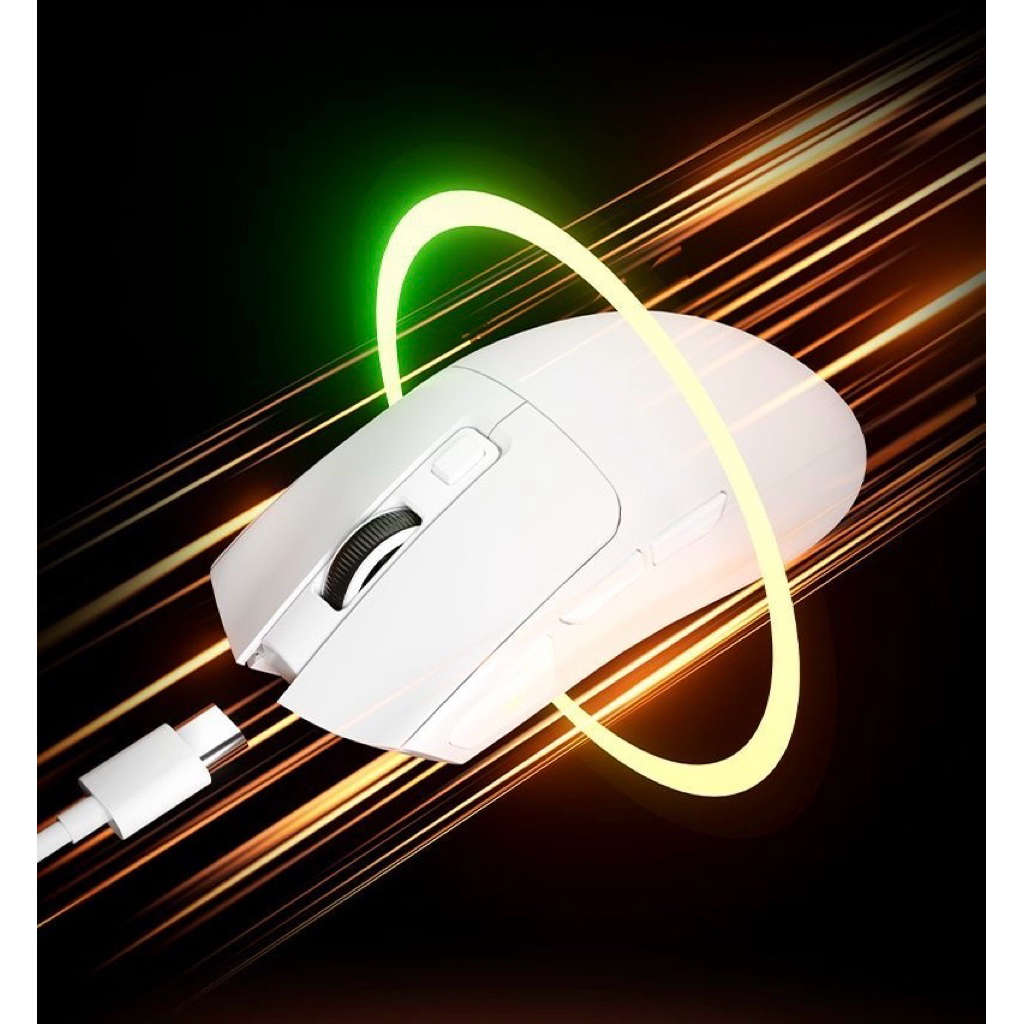 Chuột không dây gaming bluetooth TEKKIN HOLY SWORD M880 tần số 1000hz led rgb 6 nút bấm 3 mode có ap