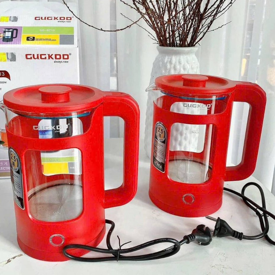 Ấm siêu tốc Gukoo thủy tinh ST13 2.0 lít