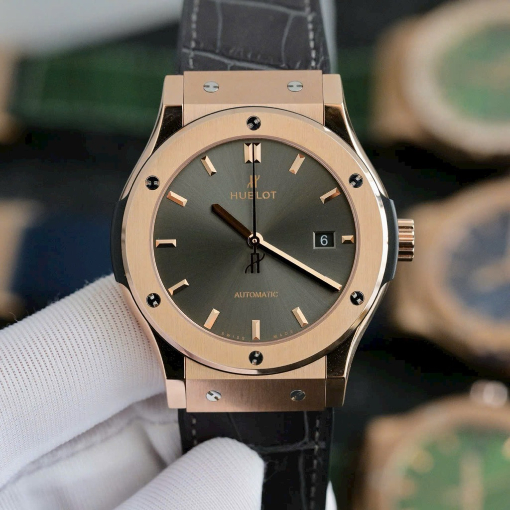 Hublot Classic JJF mặt số đen được ae cực thích, bản đỉnh nhất 🥰 Size 42mm, máy eta 2892 Thuỵ Sỹ Mặt