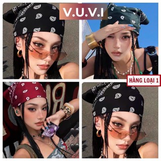  HÀNG LOẠI 1  Khăn Chùm Đầu Bandana VUVI Tạo Được Nhiều Kiểu Vibe Bad Girl Cá Tính Cho Nam Nữ - VPK1054 