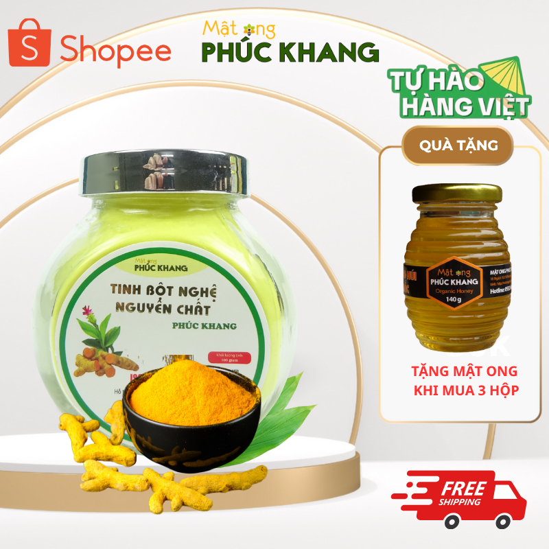 Tinh Bột Nghệ Cao Cấp Phúc Khang 100g/hũ