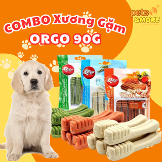 [COMBO 4 TÚI] Xương Gặm Orgo Sạch Răng,Thơm Miệng,Bổ Sung Canxi Cho Chó