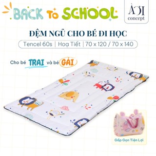 Đệm ngủ cho bé đi học mầm non tiểu học AOICONCEPT size 70x120cm và 70x140cm Gấp Gọn nhiều họa tiết