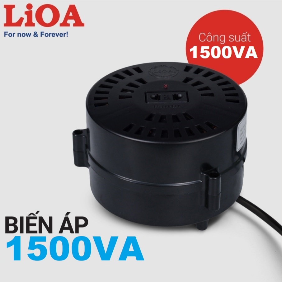 Biến áp LIOA 1500VA đổi nguồn 220V ra 100V-120V
