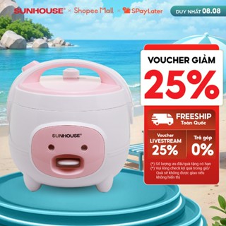 Nồi cơm điện mini SUNHOUSE 1.2L SHD8217W