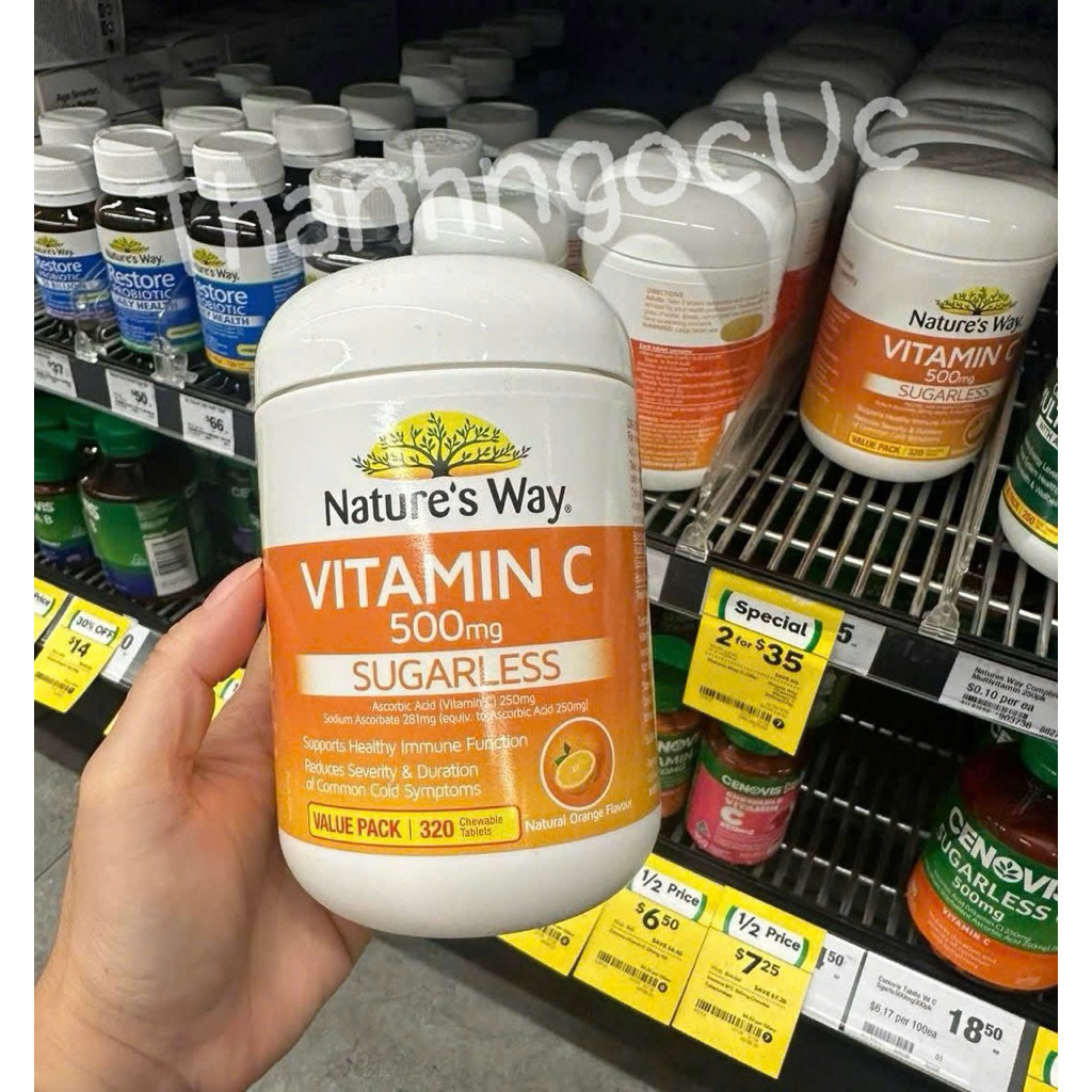 Nature's Way Vitamin C 500mg 300 Tablets