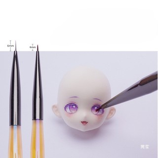 Cọ nét vẽ mắt BJD, doll siêu mảnh,cọ mềm,đầu cọ ngắn 4mm, vẽ mắt chibi , búp bê đất sét DIY