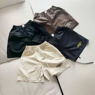 WNS Logo Short - Quần short vải dù ống rộng hình thêu nổi Local Brand WNS Chính Hãng