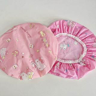 Nón mũ tắm (bọc) trùm đầu tóc Hello Kitty - Doremon