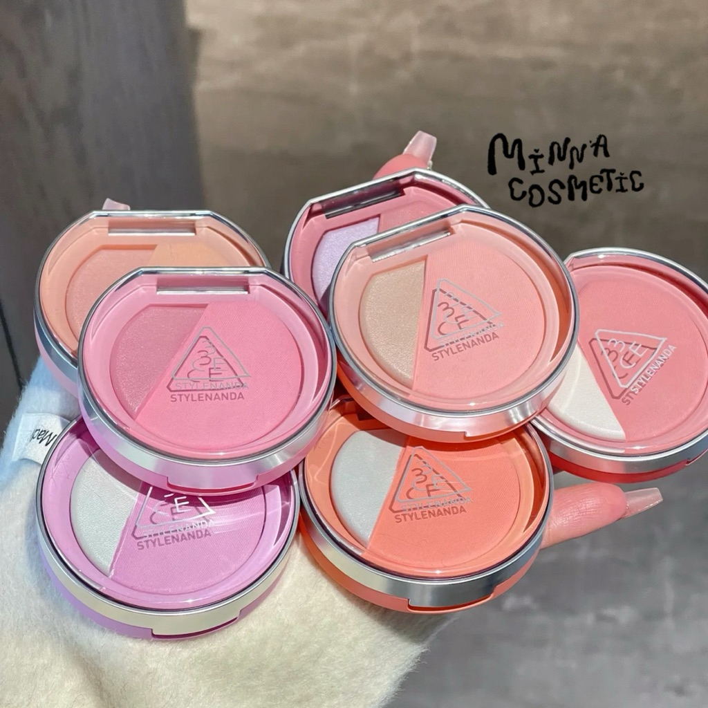 [3CE] Phấn Má Hồng Bắt Sáng 3CE Blush Lighter Mịn Lì Minnacosmetics