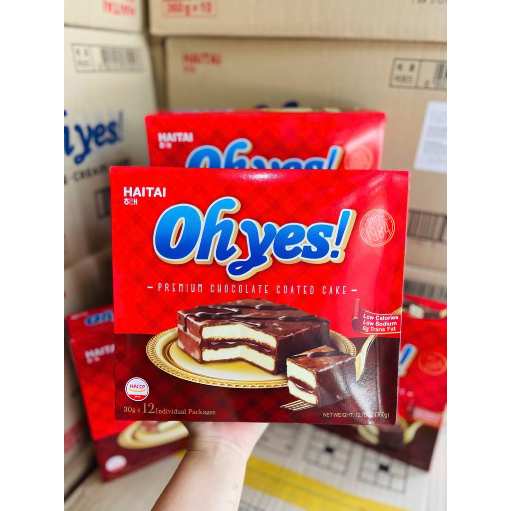 [NHẬP KHẨU CHÍNH HÃNG] Bánh Chocolate Cookie & Cream Haitai 360g