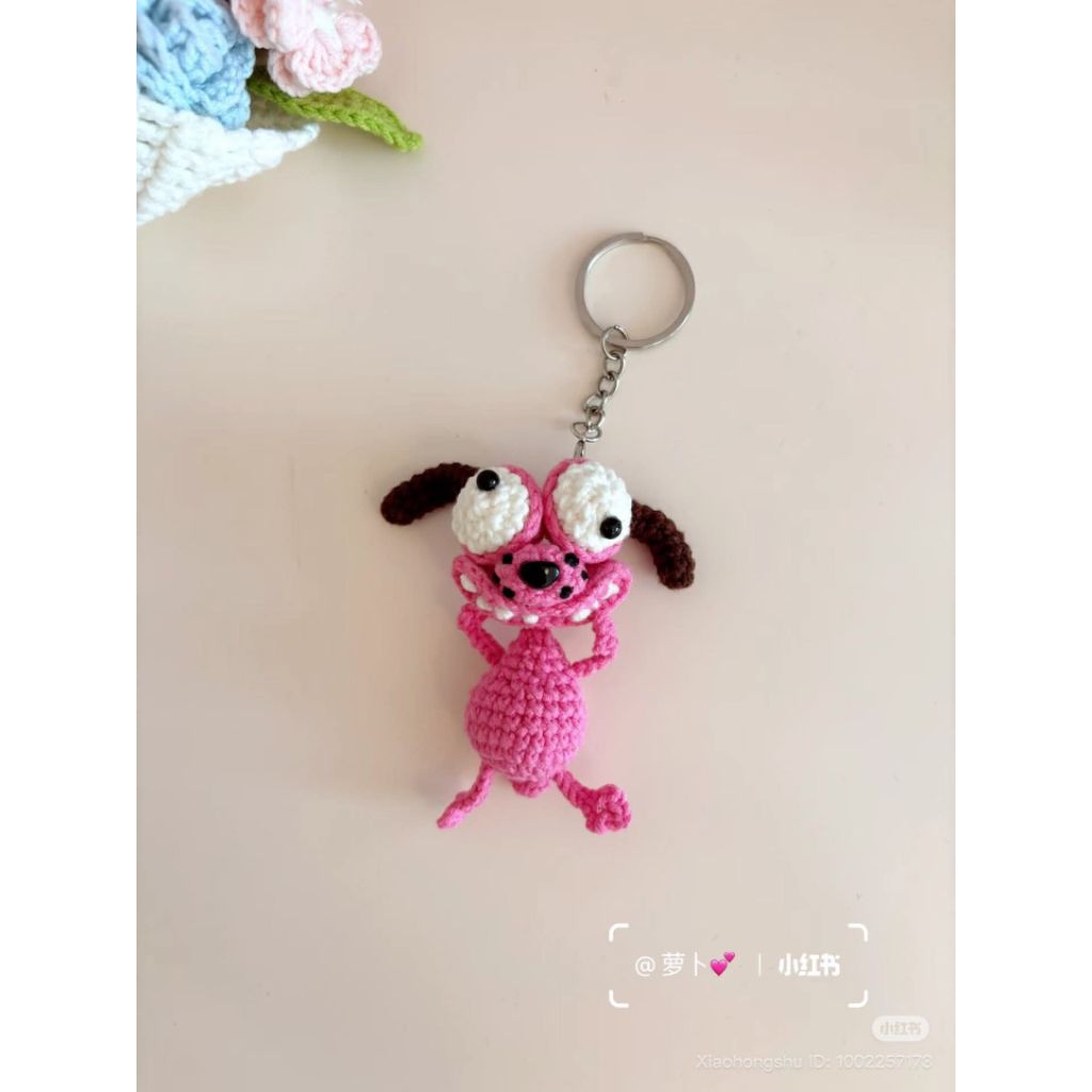 Móc khóa chú cho nhút nhát courage handmade